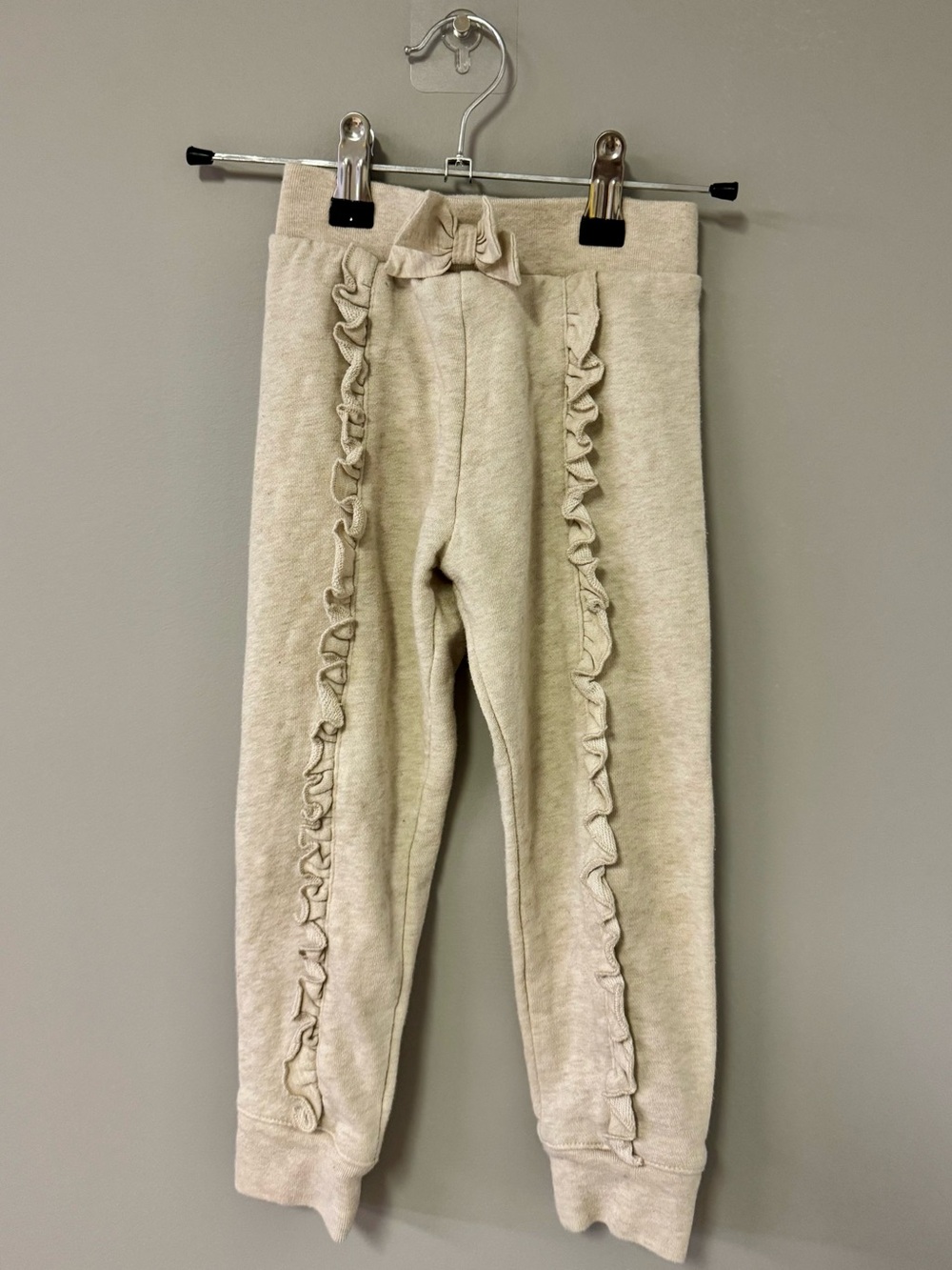 Garanimals Cream Ruffle Trim Joggers